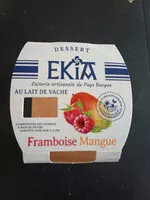 Mängden socker i Les Douceurs framboise Mangue au Lait de Vache