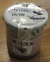 Mängden socker i Yaourt artisanal Myrtille
