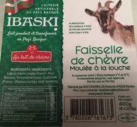Mängden socker i Faisselle de chevre Ibaski