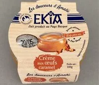 Mängden socker i Creme aux oeufs caramel