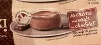 Mängden socker i Creme aux oeufs chocolat