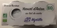 Mängden socker i Yaourt d'antan myrtille