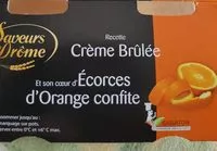 Mängden socker i Crème brûlée écorces d'orange confite