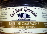 Mängden socker i Pâté de Campagne de Cul Noir Limousin