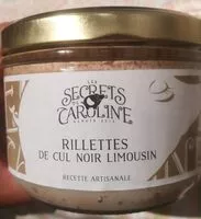 Mängden socker i Rillettes de cul noir Limousin