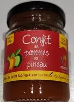 Mängden socker i Confit de pommes au Pineau