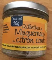 Mängden socker i Rillettes de maquereaux