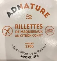 Mängden socker i Rillettes de maquereaux au citron confit