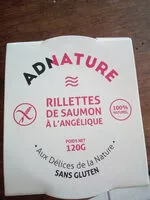 Mängden socker i Rillettes de saumon à l'angélique