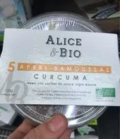 Mängden socker i 6 samoussas curcuma