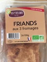 Mängden socker i Friands aux 3 fromages