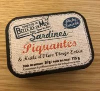 Mängden socker i Sardines piquantes a l'huile d'olive vierge extra