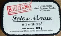 Mängden socker i Foie de morue au naturel