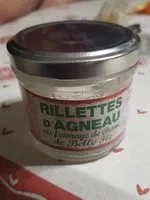 Mängden socker i Rillettes D'agneau au fromage de chèvre