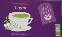 Mängden socker i Tisane biologique Thym