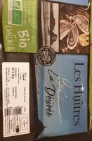 Mängden socker i Les huîtres Bio Cancale