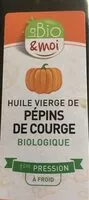 Mängden socker i Huile vierge de pépins de courge