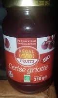 Mängden socker i Confiture cerise griotte