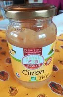 Mängden socker i Confiture citron bio