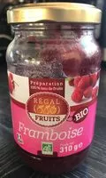 Mängden socker i Préparation Framboise bio