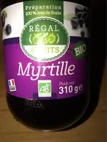 Mängden socker i Confiture Myrtille