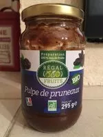 Mängden socker i Préparation pulpe de pruneaux bio