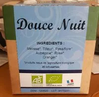 Mängden socker i Tisane douce nuit bio