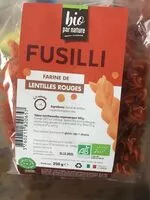 Mängden socker i Fusilli farine de lentilles rouges