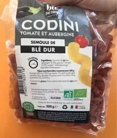 Mängden socker i Codini Tomate & Aubergine