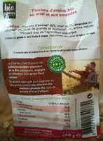 Mängden socker i Flocons d'avoine bio au miel et aux amandes