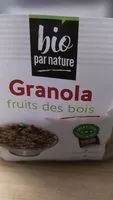Mängden socker i Granola fruits des bois bio
