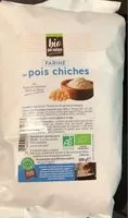 Mängden socker i Farine de pois chiches