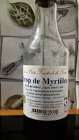 Mängden socker i Sirop de myrtilles