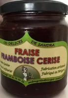 Mängden socker i Confiture de fraise, franboise, cerise