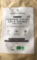 Mängden socker i Porridge cacao cru & graines