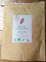 Mängden socker i Pâte De Cacao Cru Bio