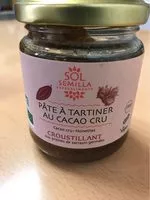 Mängden socker i Pâte à tartiner au cacao cru