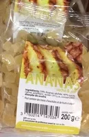 Mängden socker i Ananas séché & confit