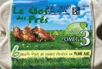 Mängden socker i Oeufs frais