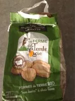 Mängden socker i Pommes de terre  bio "non lavées" à chair ferme