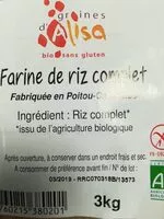 Mängden socker i Farine De Riz Complet