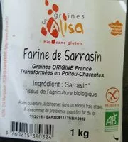 Mängden socker i Farine de sarrasin