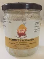 Mängden socker i Puree de fruits pommes cannelle