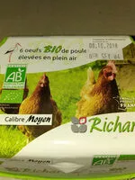 Mängden socker i Oeuf biologique