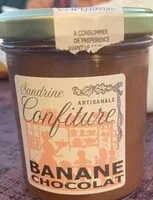 Mängden socker i Confiture banane chocolat