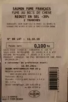 Mängden socker i Saumon fumé français