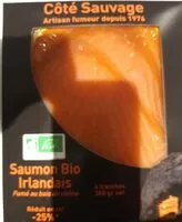 Mängden socker i Saumon bio irlandais Côté Sauvage