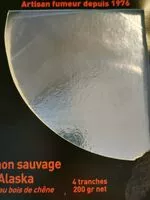 Mängden socker i Saumon sauvage Alaska fumé au bois de chêne