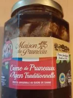 Mängden socker i Crème de pruneaux d'Agen traditionnelle