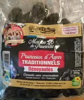 Mängden socker i Pruneaux d'Agen traditionnels